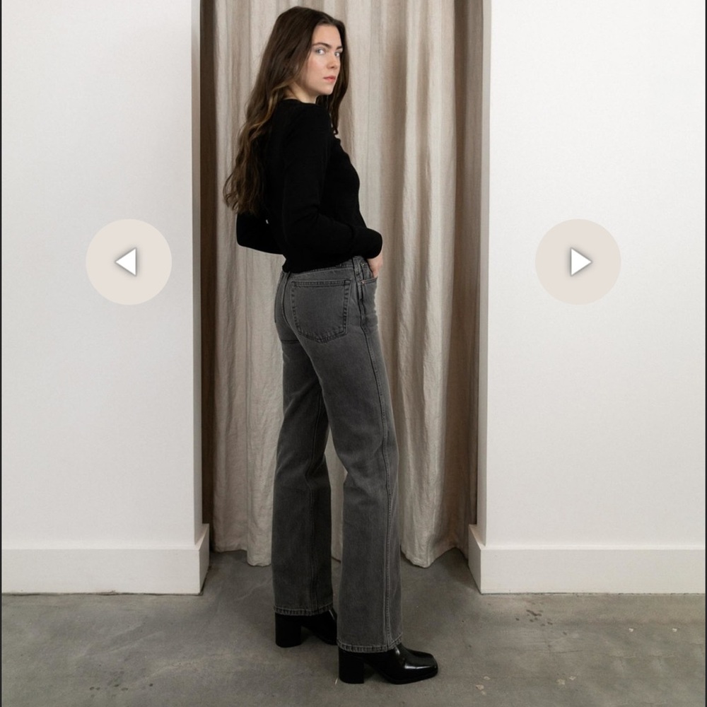 RE / DONE 90s High Rise Loose in Vintage Ash Grey